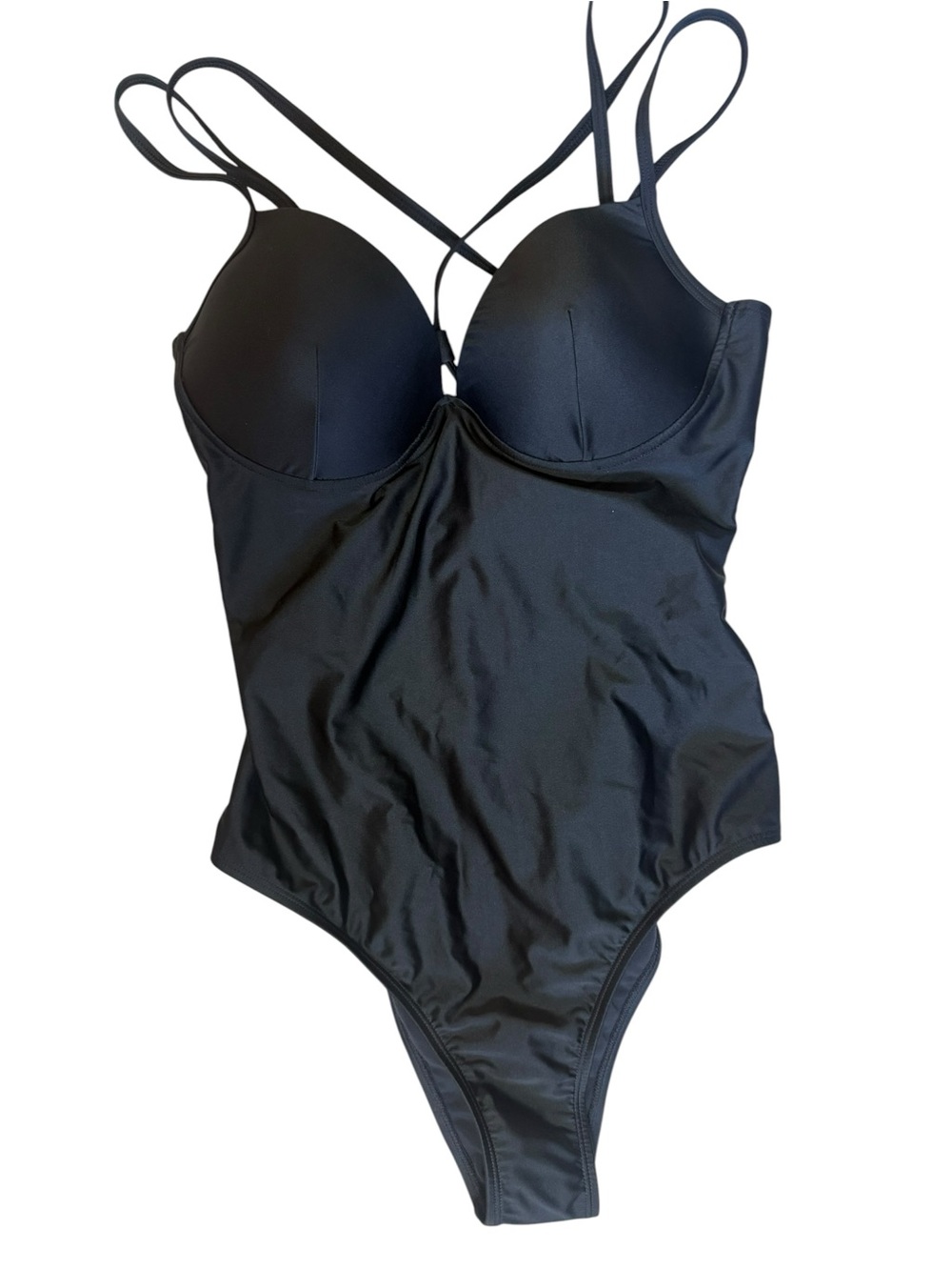 CUPSHE V-Neck tummy control Adjustable Corset back Size Large